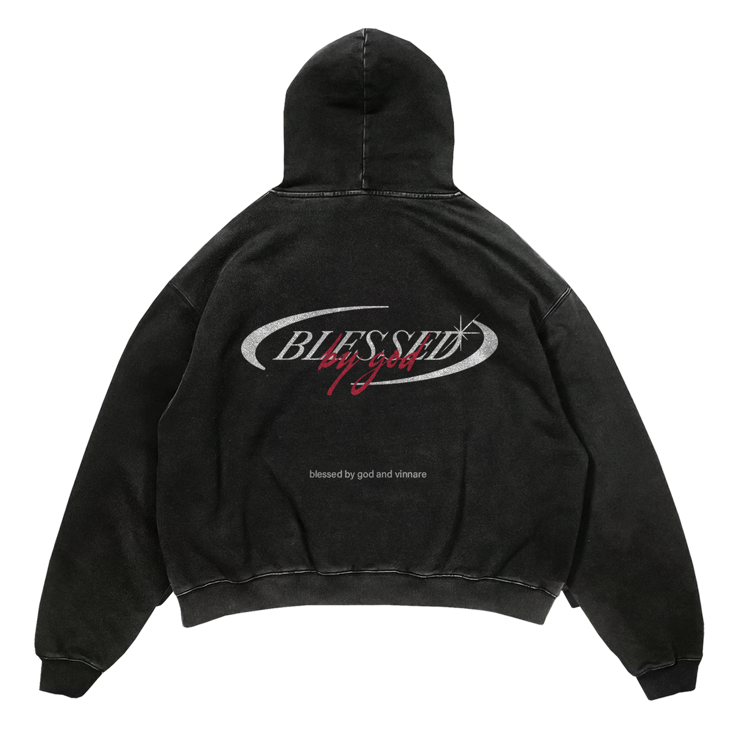 HOODIE "BLESSED" NEGRO