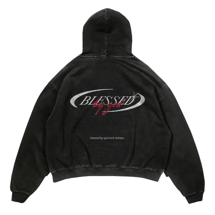 HOODIE "BLESSED" NEGRO