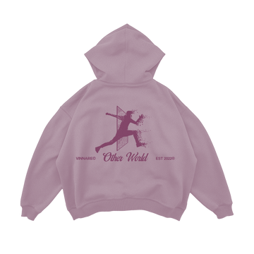 HOODIE ROSADO PASTEL WORD