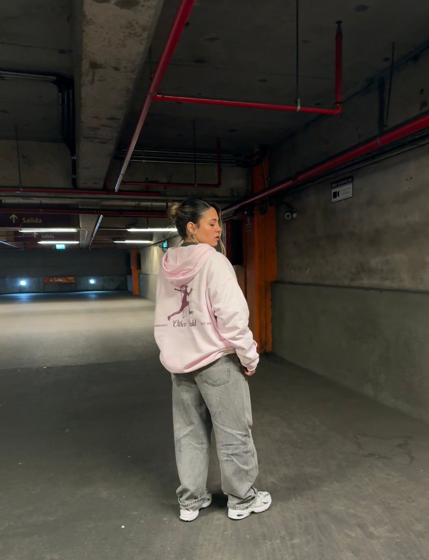 HOODIE ROSADO PASTEL WORD