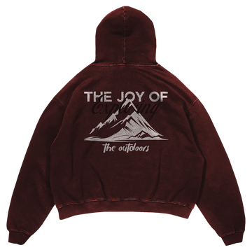 HOODIE (MOUNTAIN) BLOOD WASHED