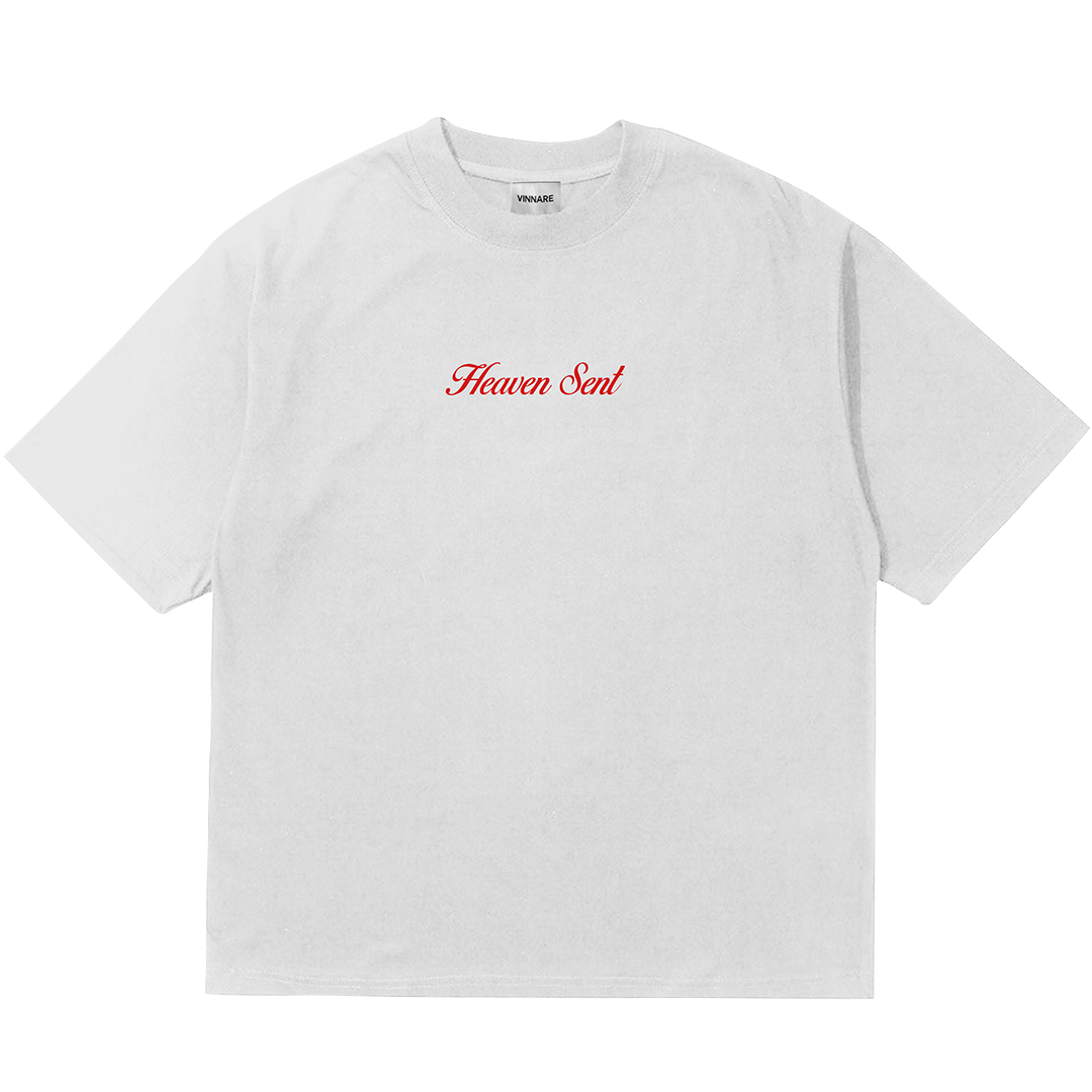REMERA BLANCA SUNSET OVERSIZE