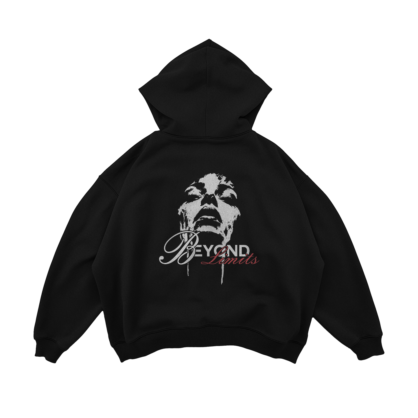 HOODIE "BEYOND LIMITS" NEGRO