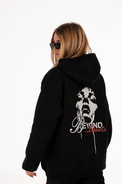 HOODIE "BEYOND LIMITS" NEGRO