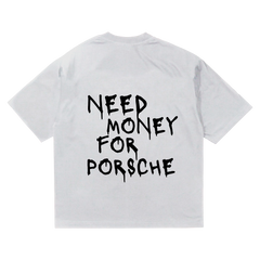 REMERA NEED MONEY BLANCA