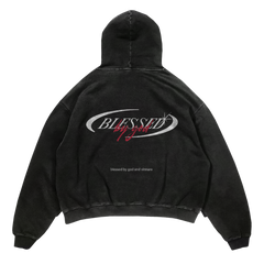 HOODIE "BLESSED" NEGRO