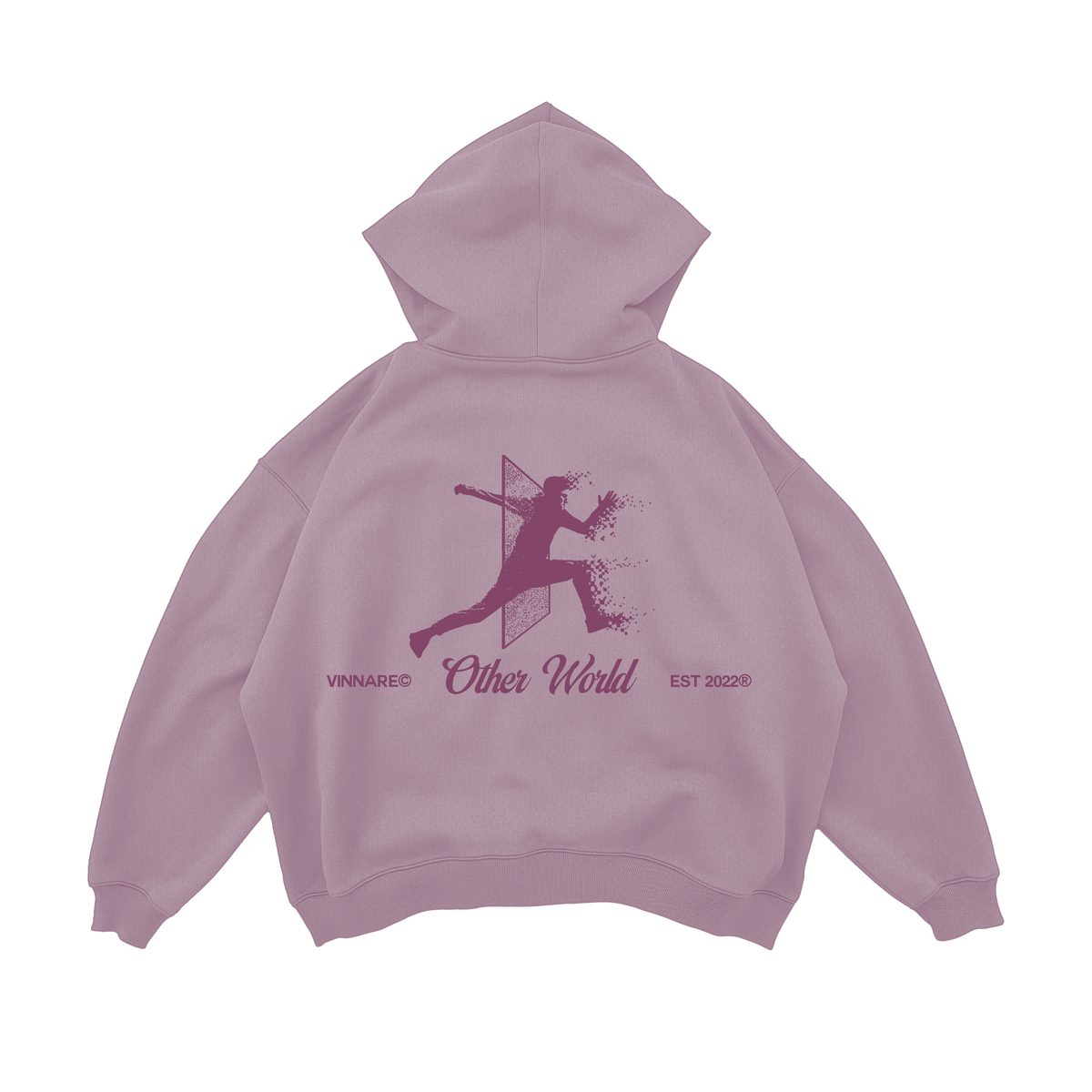 HOODIE ROSADO PASTEL WORD