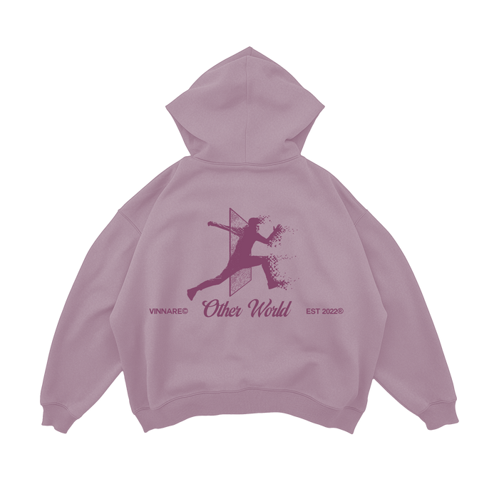 HOODIE ROSADO PASTEL WORD