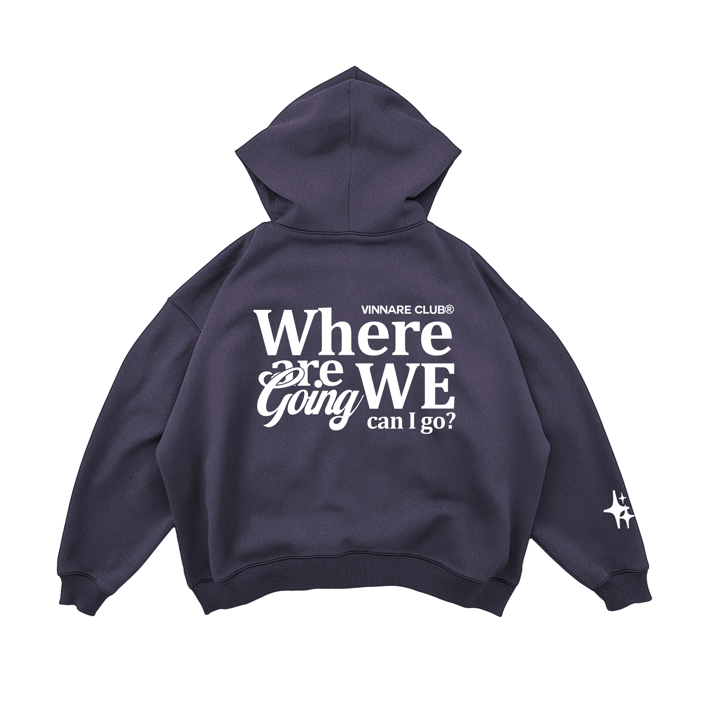 HOODIE GOING  AZUL MARINO