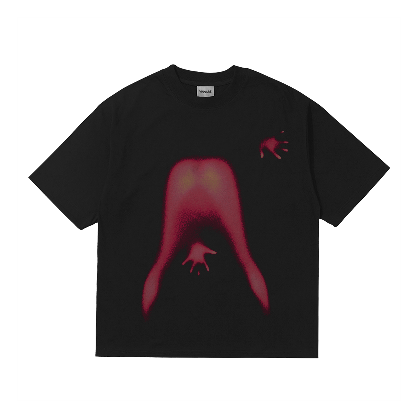 REMERA NEGRA OVERSIZE “4”