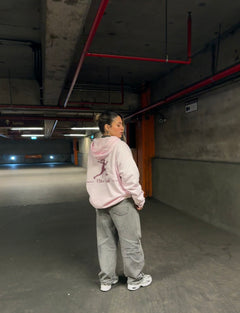 HOODIE ROSADO PASTEL WORD
