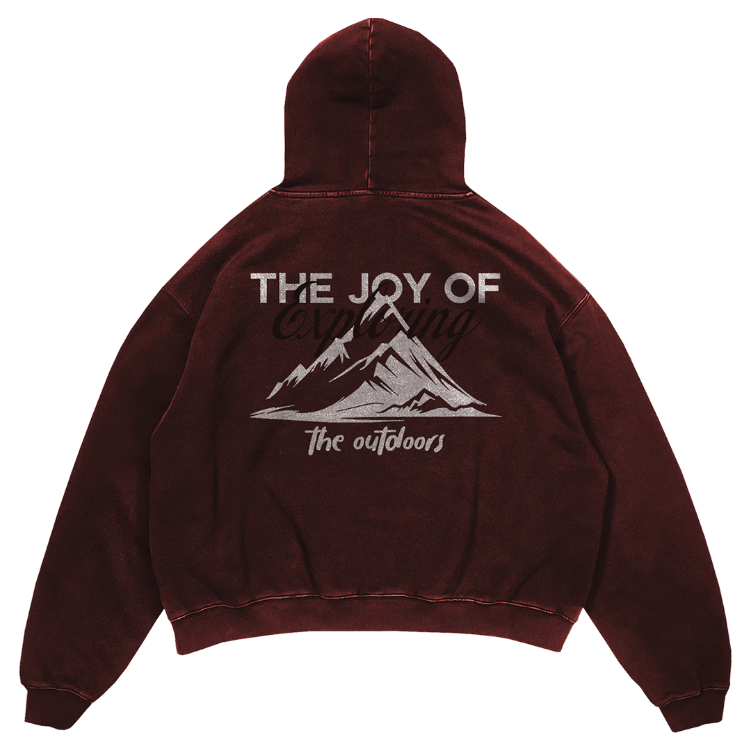 HOODIE (MOUNTAIN) BLOOD WASHED