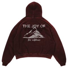 HOODIE (MOUNTAIN) BLOOD WASHED