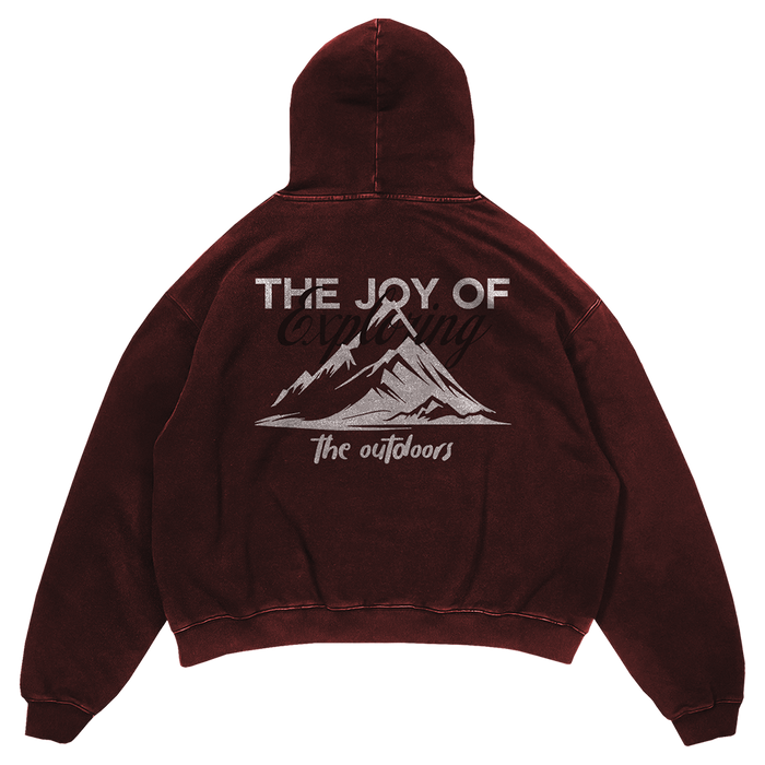 HOODIE (MOUNTAIN) BLOOD WASHED