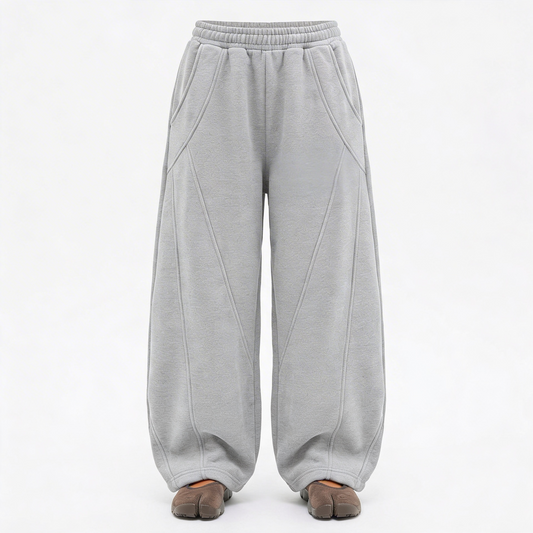 PANTALON DEPORTIVO BAGGY  (Gris)