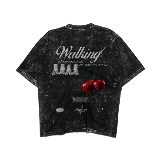 WALKING REMERA OVERSIZE WASHED