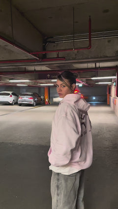 HOODIE ROSADO PASTEL WORD
