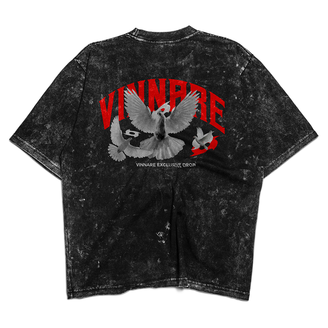 REMERA WASHED VINNARE PEACE
