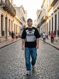 Remera Armored negra Vinnare en Ciudad Vieja, Montevideo