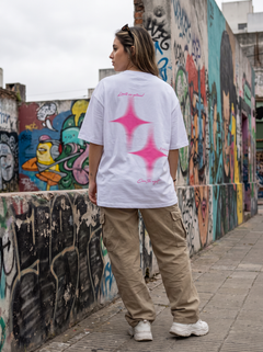 Remera Stars blanca en Cordón, Montevideo