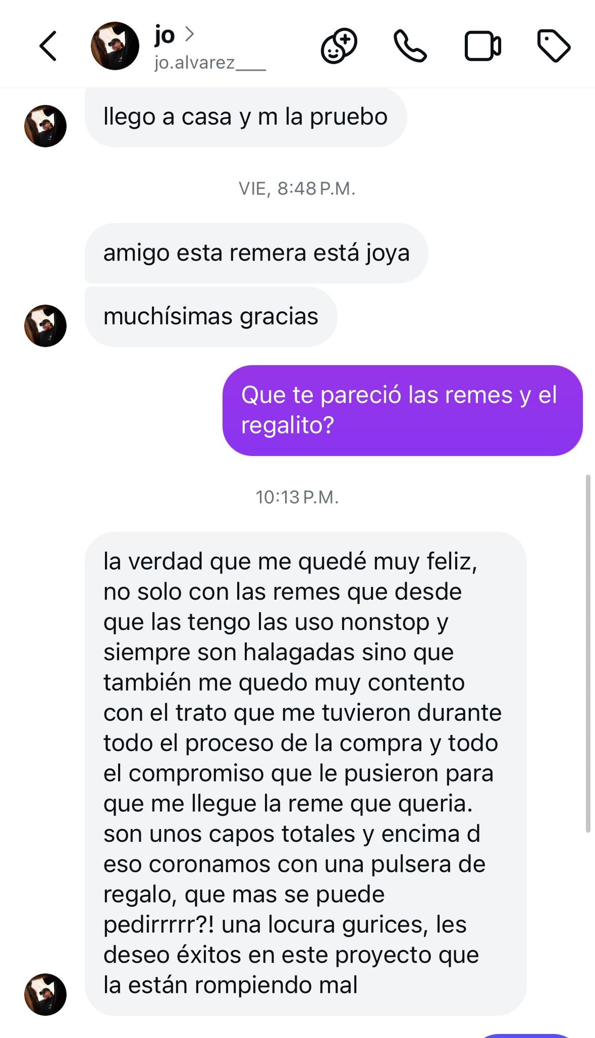 Reseña de cliente